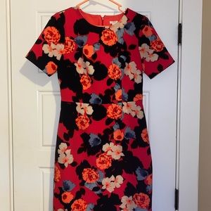 Beautiful coral pink J crew dress